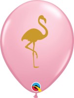 Qualatex Latexballon Flamingo 28cm/11" 25 Stück  Qualatex Latexballon Flamingo 28cm/11" 25 Stück