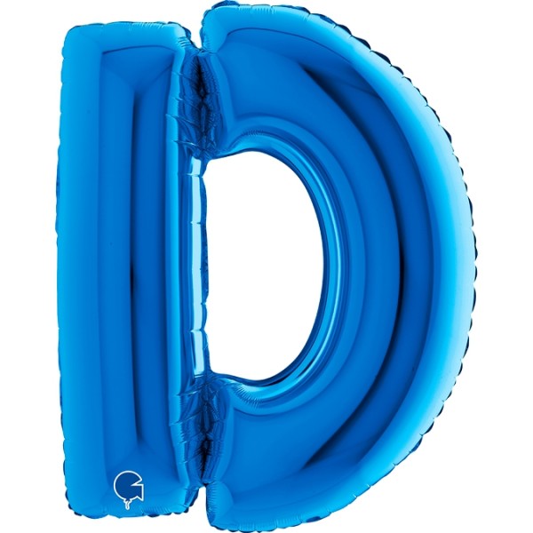 Grabo Folienballon Buchstabe D Blue 100cm/40"