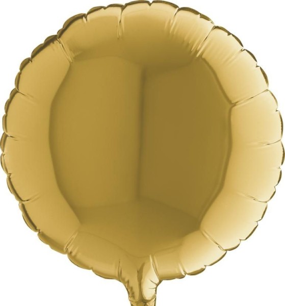 Grabo Folienballon Rund Gold 5 23cm/9"