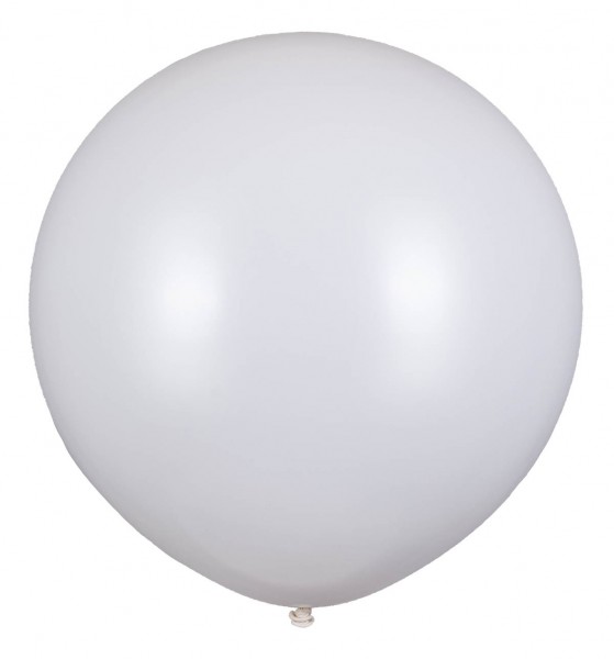 Riesenluftballon, Weiß, 80cm Ø